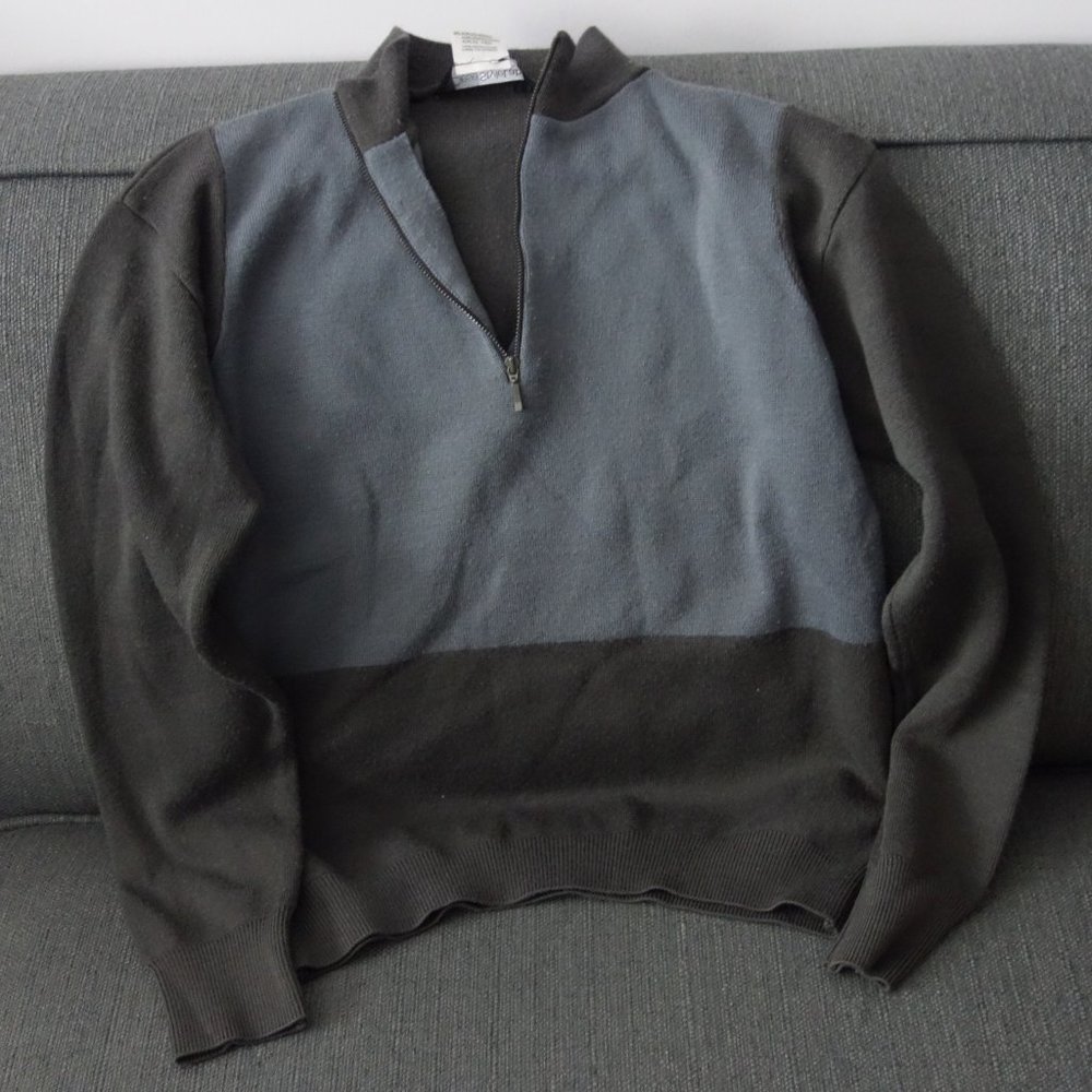 Diesel Maturity Speedway Express Made in Italy Gray Sweater Size S